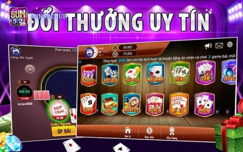 Game Bài Đổi Thưởng Sun52: Top 1 Sảnh Cược Quốc Tế 2026