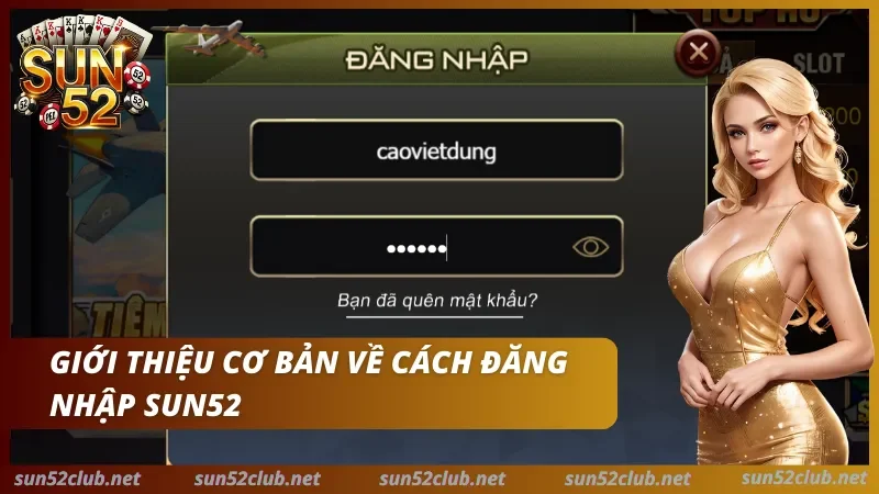 đăng nhập Sun52