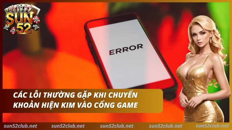 03 lỗi phát sinh trong quá trình thực hiện việc thanh toán