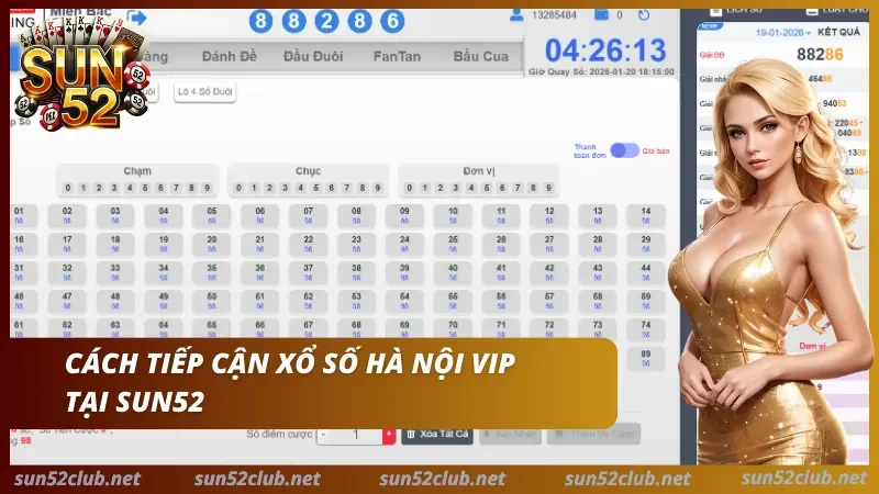 Tận hưởng trải nghiệm soi cầu chỉ có tại quay thưởng Hà Nội VIP